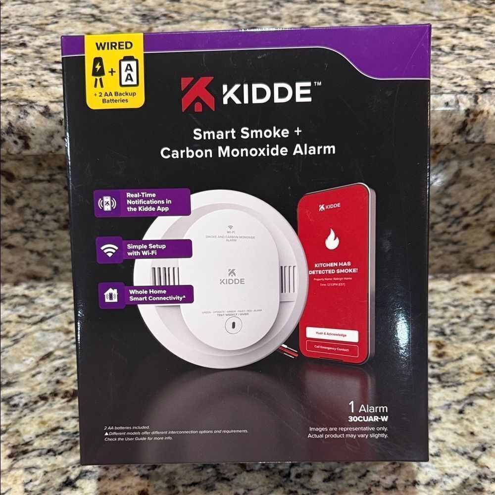 Kidde White Smart Smoke and Carbon Monoxide Alarm